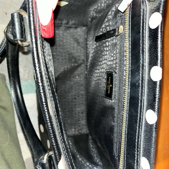 Kate Spade medium size polkadotted purse - Picture 3 of 7